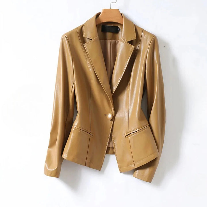 Lunard Leather Blazer