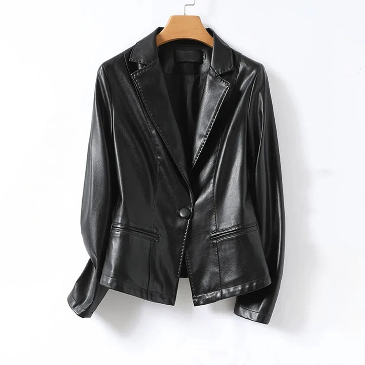 Lunard Leather Blazer