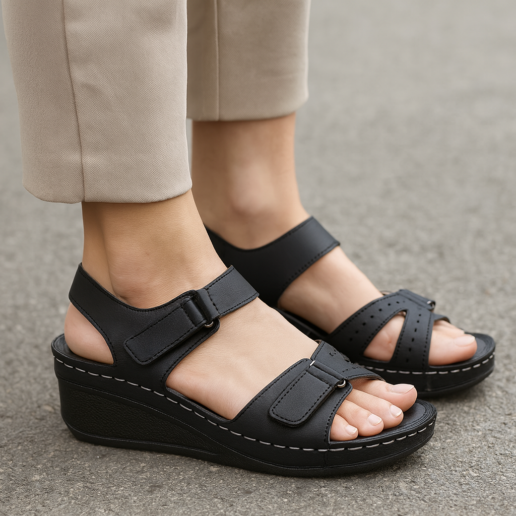 Breeva Comfy Wedge Sandals